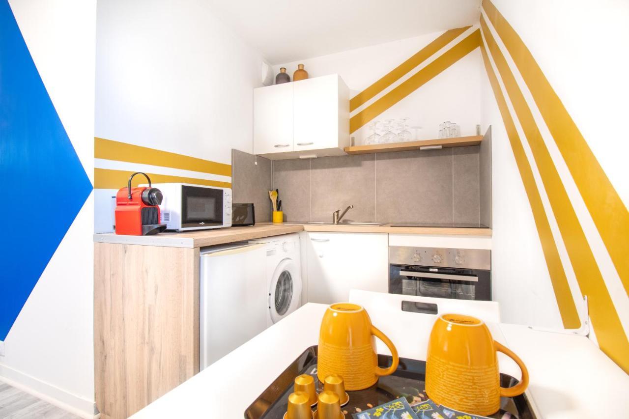 Charmant T2 Sur Ile De Nantes Avec Parking Et Balcon Exteriör bild