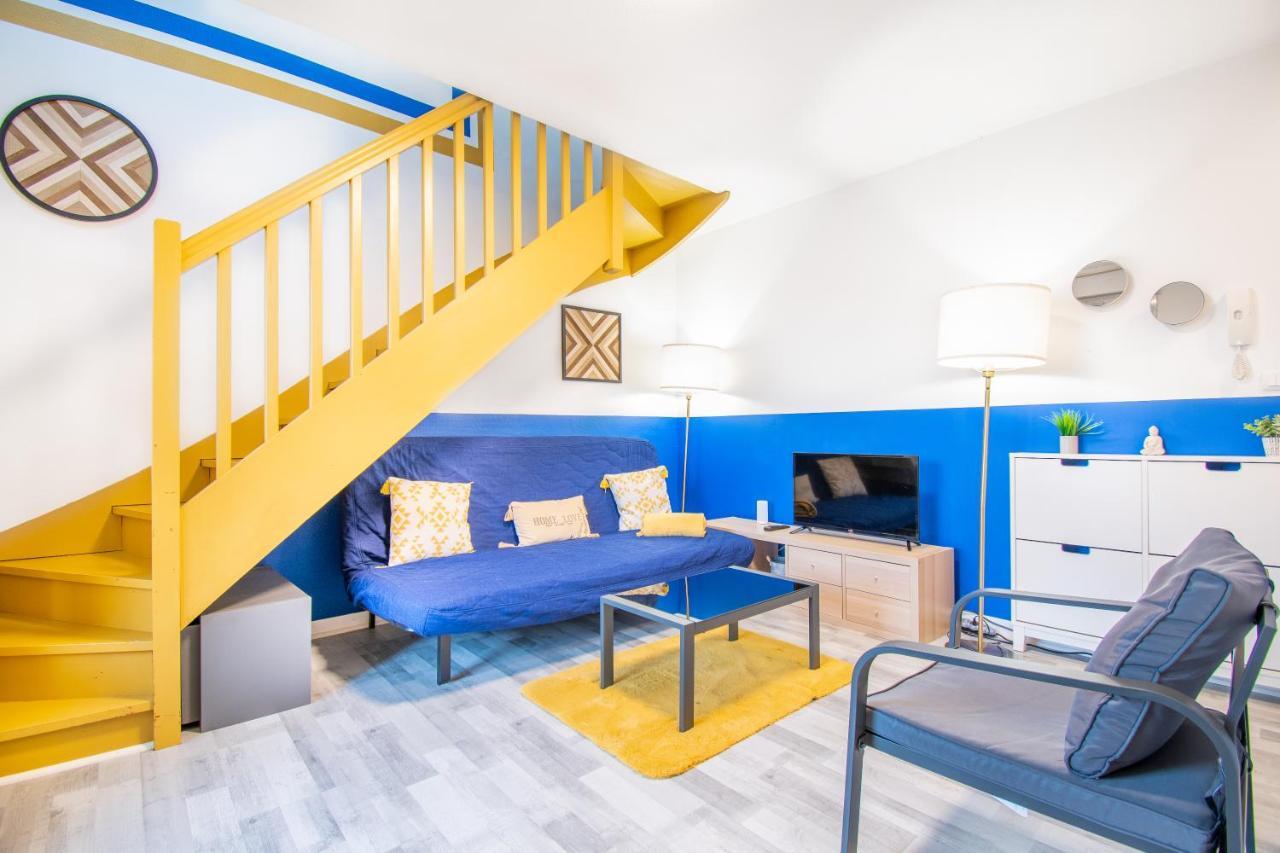 Charmant T2 Sur Ile De Nantes Avec Parking Et Balcon Exteriör bild